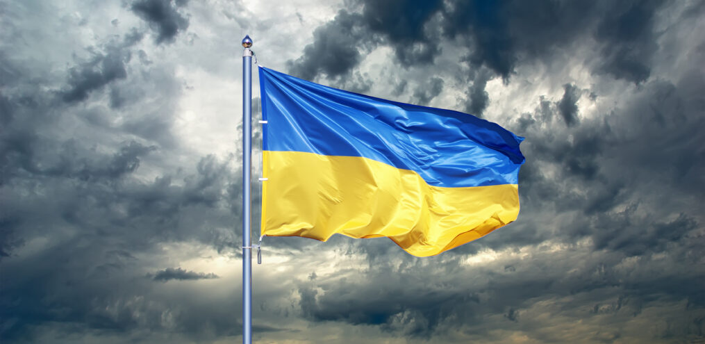 Imagefoto Ukraine-Flagge