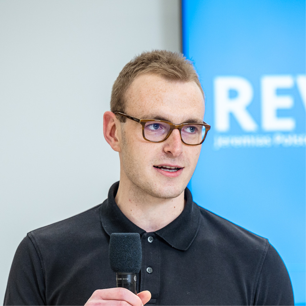 Investor Days Thüringen 2020: Jeremias Polster, Gründer und Geschäftsführer der revincus GmbH, Weimar.