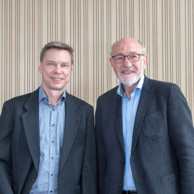 LAYERTEC GmbH Mellingen/Die Geschäftsführer Alexander Ancsin und Hartmut Heyer.