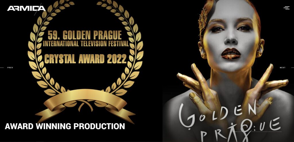 Auszeichnung mit dem Christel Award beim „Golden Prague International Television Festival“ 2022.