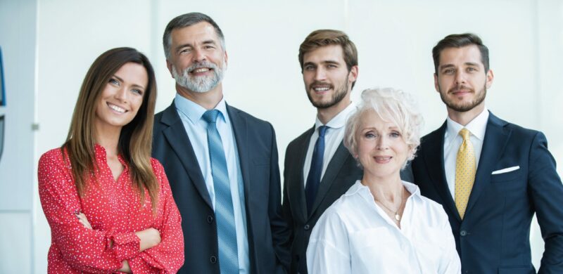 Imagefoto Gruppe von fünf Personen - Unternehmer