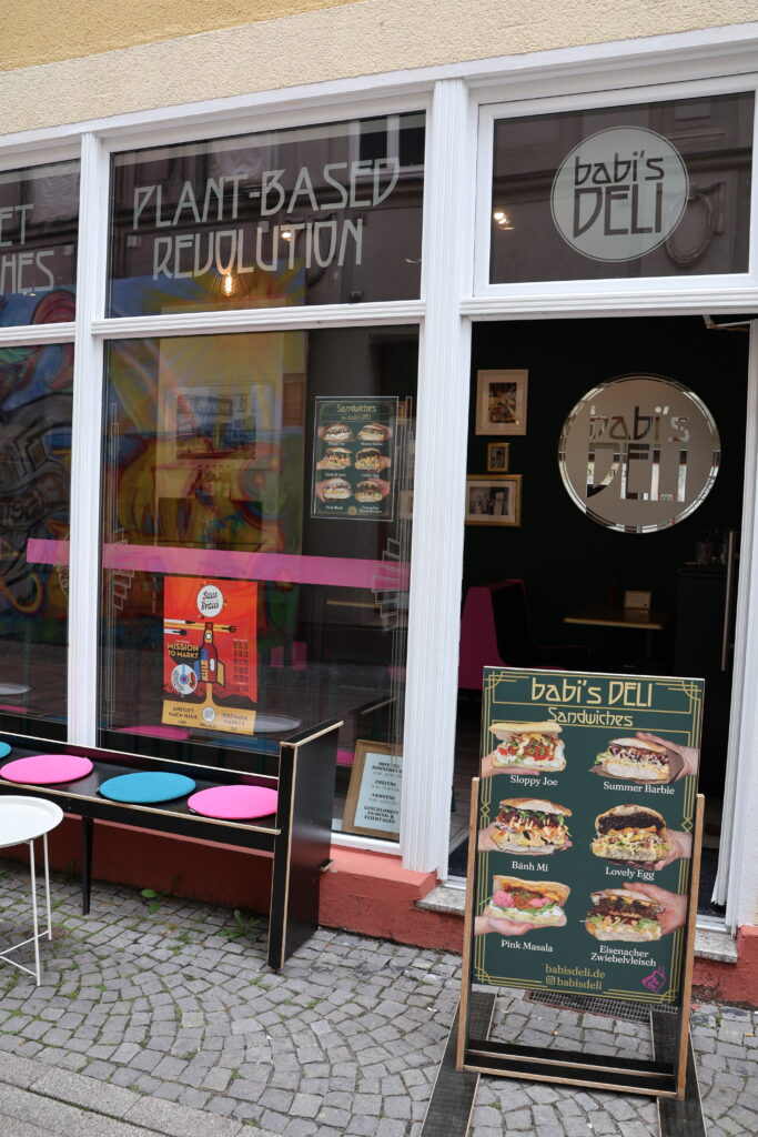 Außenansicht des babi's DELI in Eisenach